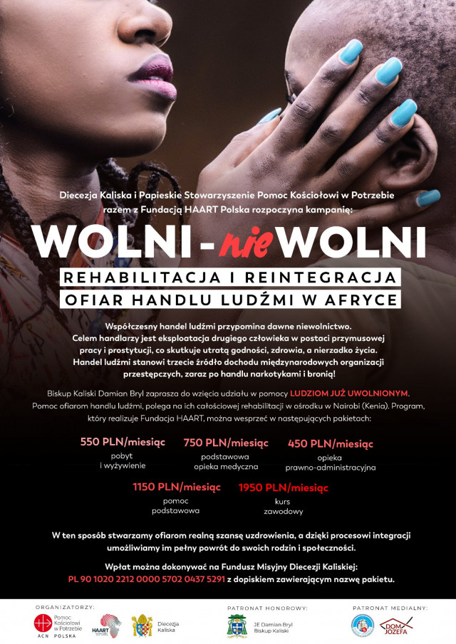 Zbiórka do puszek dla ofiar handlu ludźmi w Afryce
