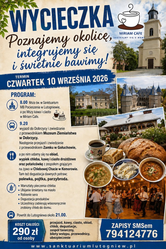 Zapraszamy do wspólnego zwiedzania okolicy, integracji i odpoczynku!